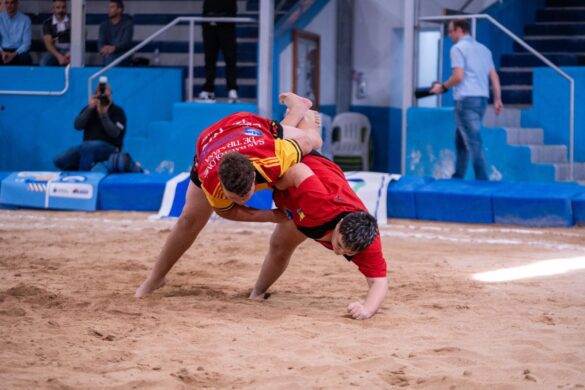 Las jovenes promesas de la lucha canaria brillan en las finales de la XLV Liga Cabildo de Gran Canaria 8