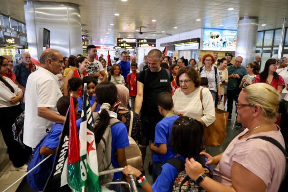 NP_Telde recibe a los 115 menores saharauis que pasarán unas ‘Vacaciones en paz’ en el archipiélago canario(15)